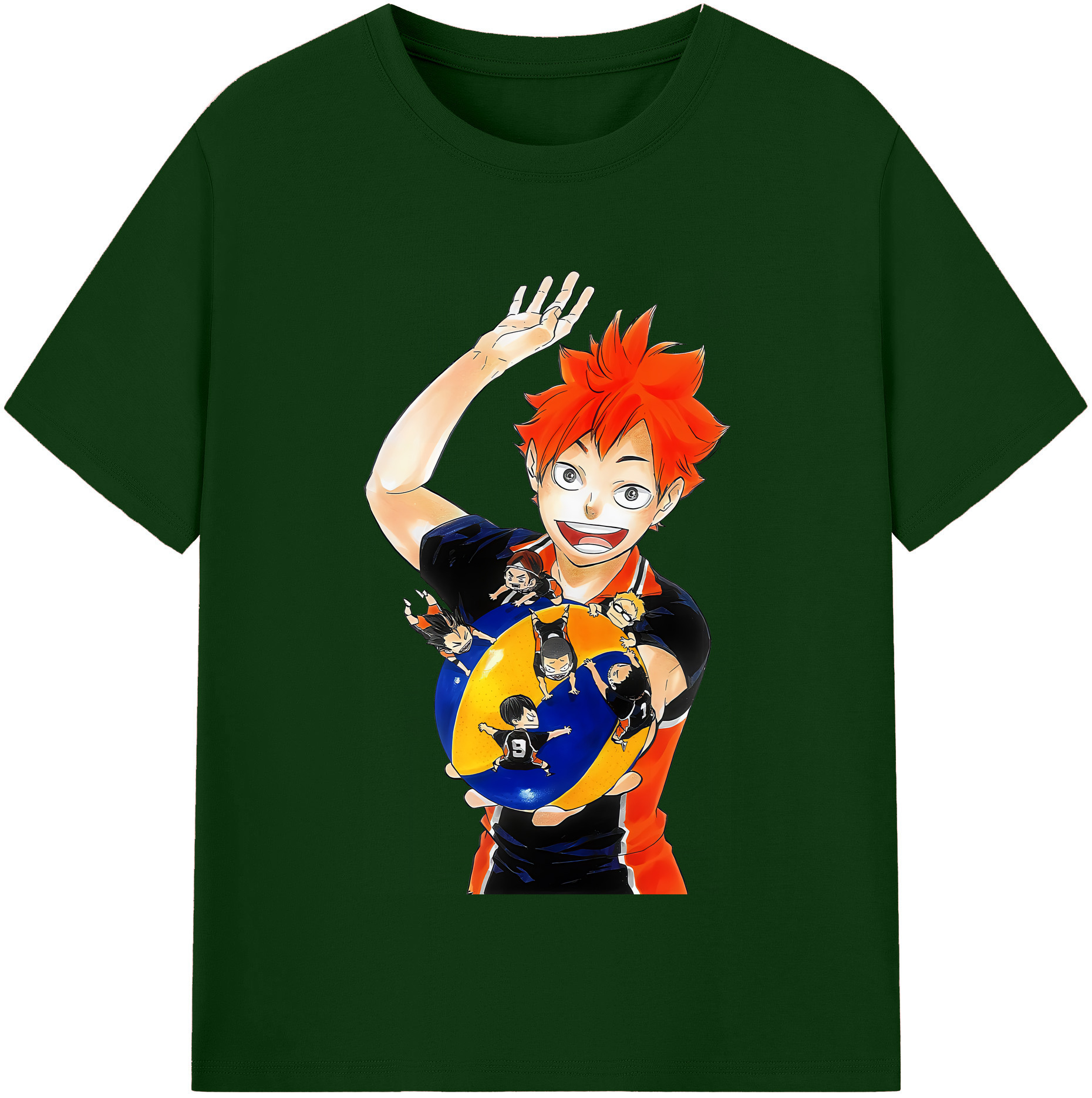 （画像用） ハイキュー!! Haikyu!! 綿100％半袖Tシャツ（フロントプリント）